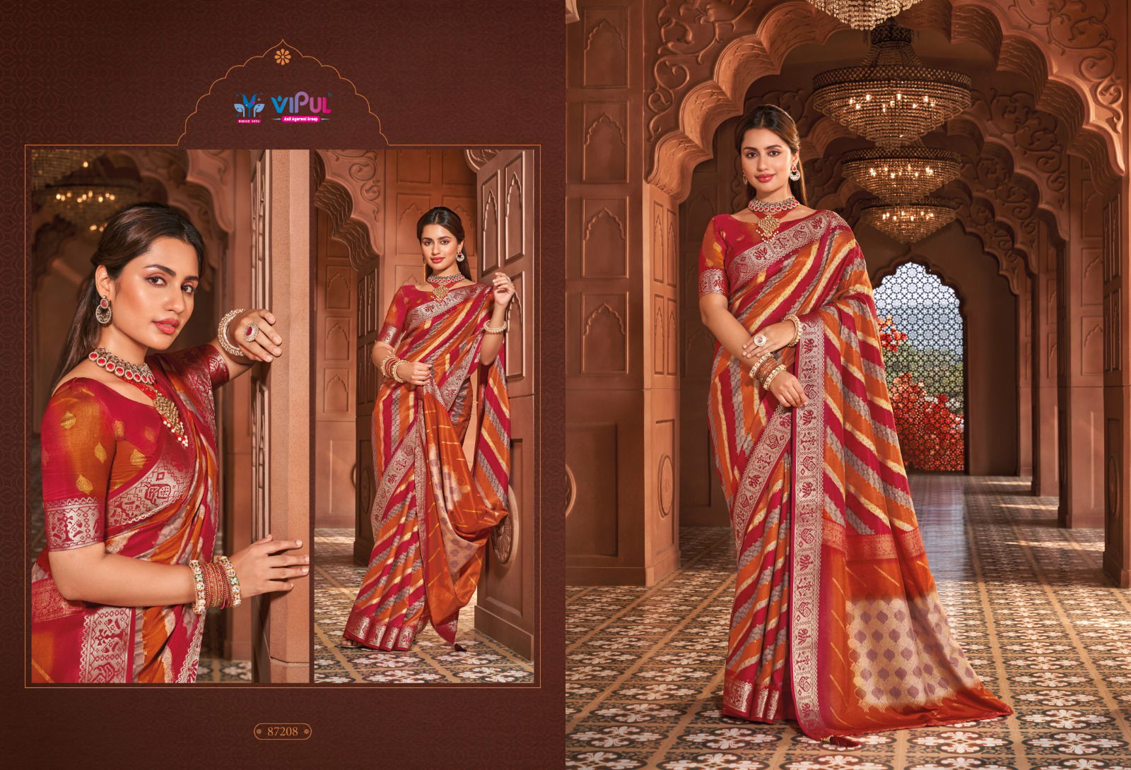 Angora By Vipul Silk Daily Wear Saree Suppliers In India